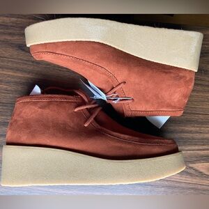 Suede Wedge Booties - Old Navy Ankle Boots 🧡✨🧡✨